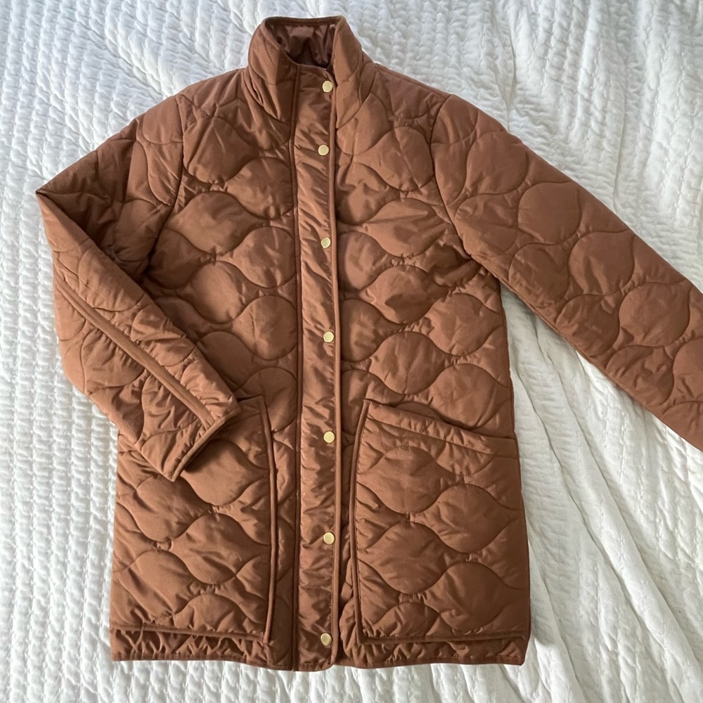 J Crew, Almost New, Signature Primaloft Lightweight Puffer, Sz M